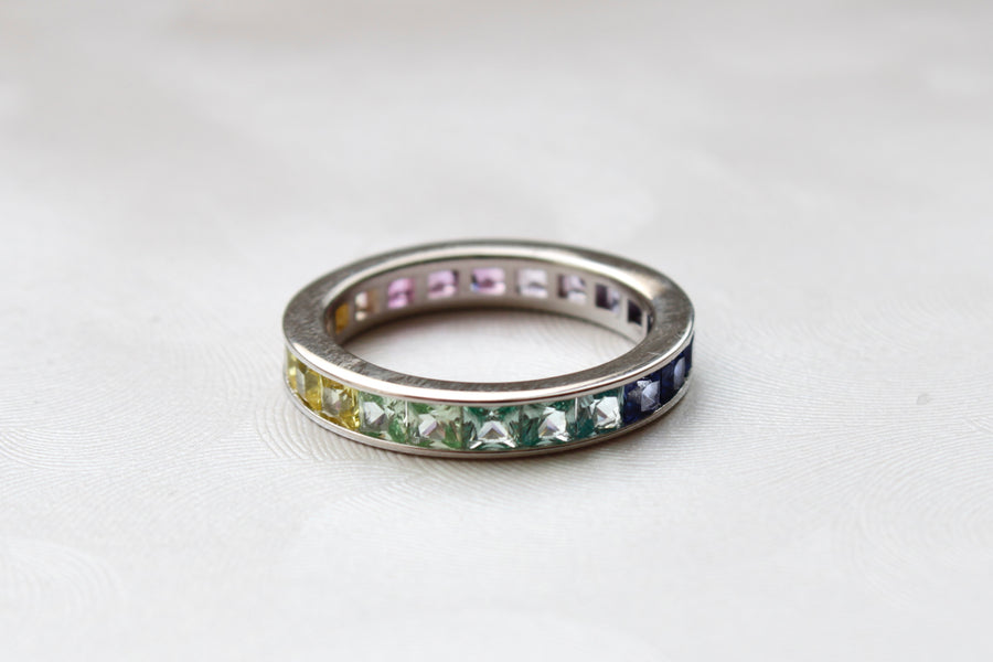 RAINBOW SAPPHIRE RING
