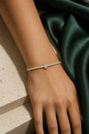 Aveline emerald-cut diamond tennis bracelet — Atelier Collection