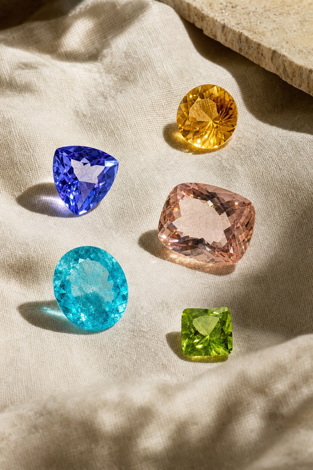 Rare Coloured Gemstones