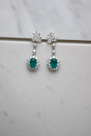 "Maria" Emerald Earrings