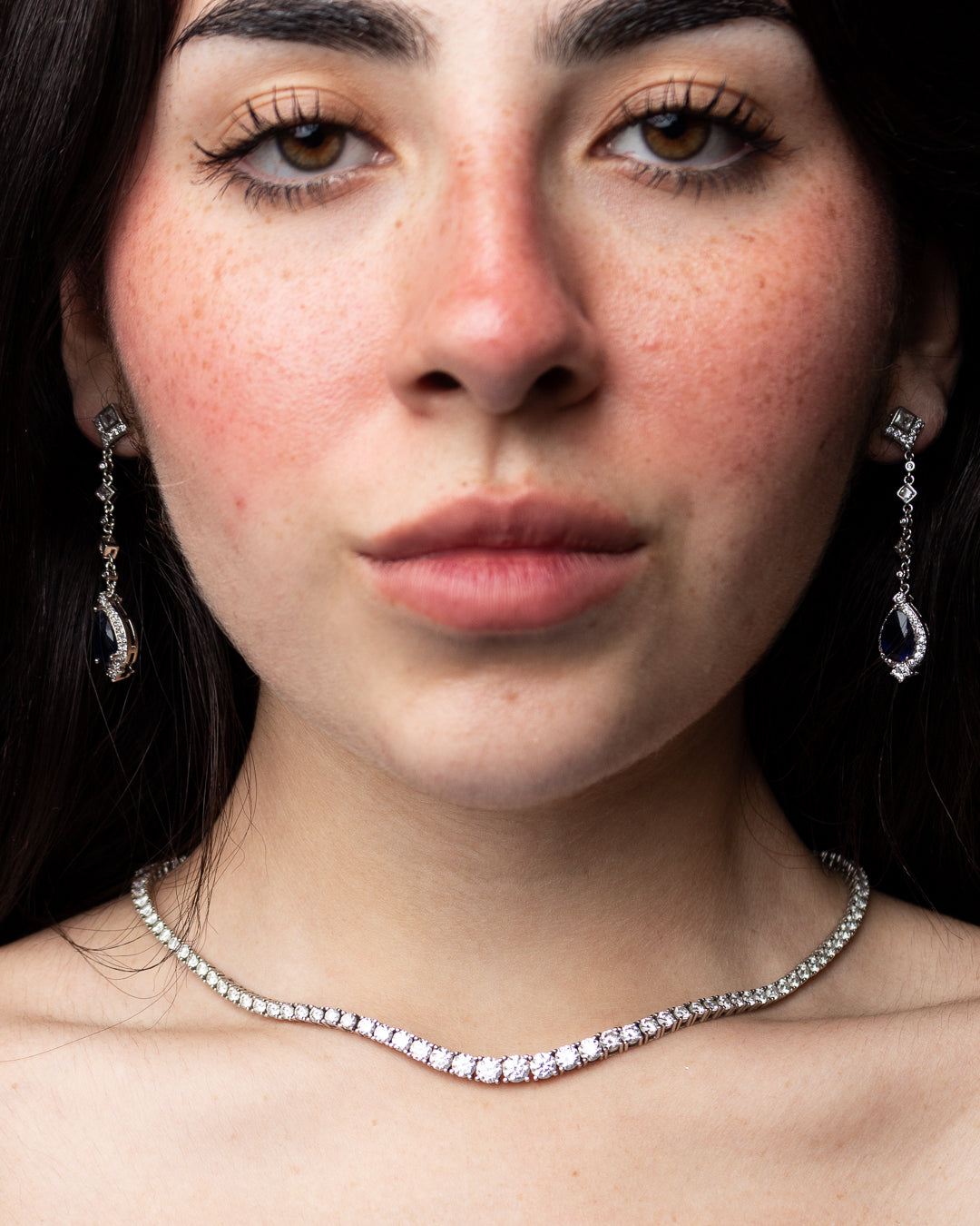 Full Rivière Tennis Necklace 15 carats