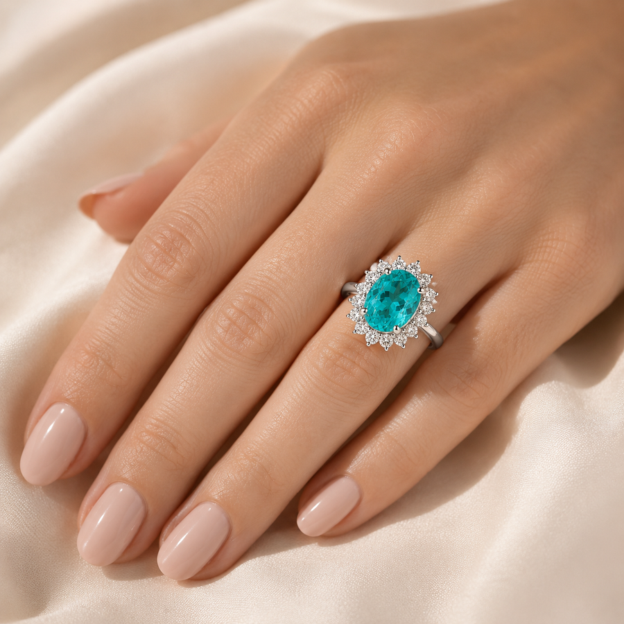 Lady D Paraíba Ring — Big Size