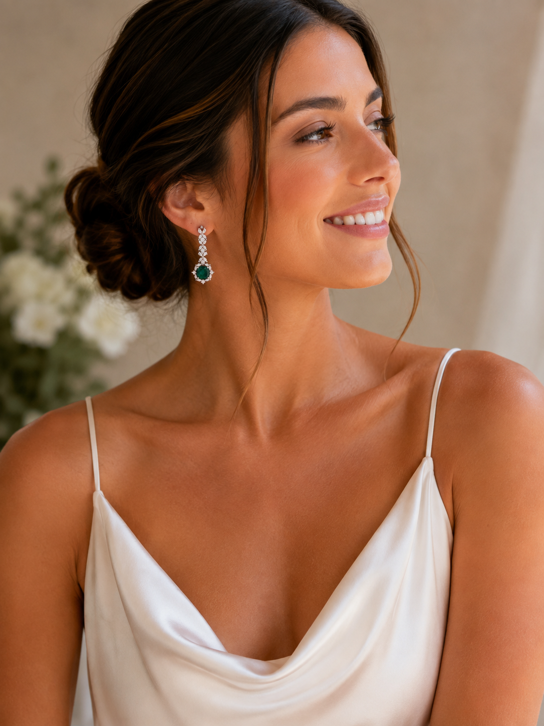 "Emma" Zambian Emerald Earrings