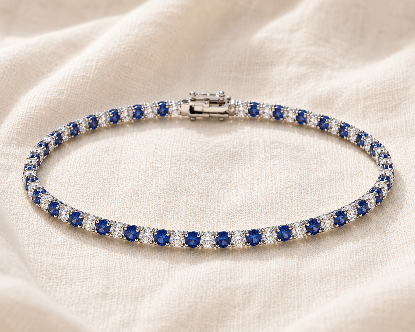 Sapphire Tennis Bracelet