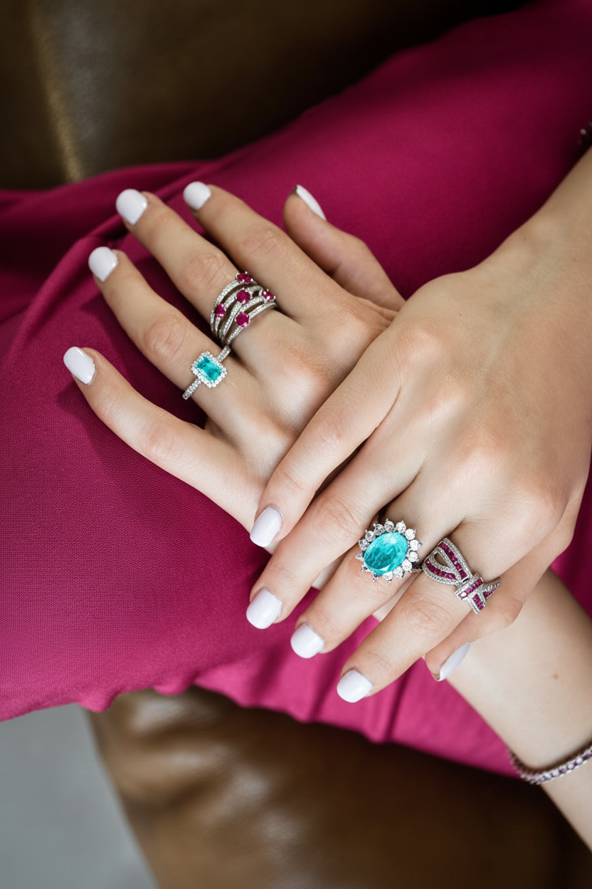 Lady D Paraíba Ring — Big Size
