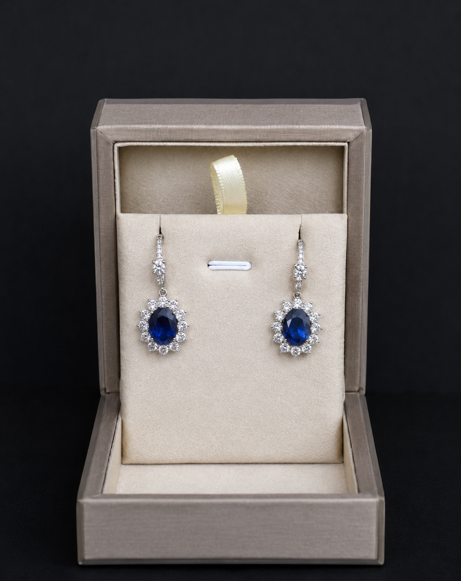 "Lady Di" Bridal Earrings