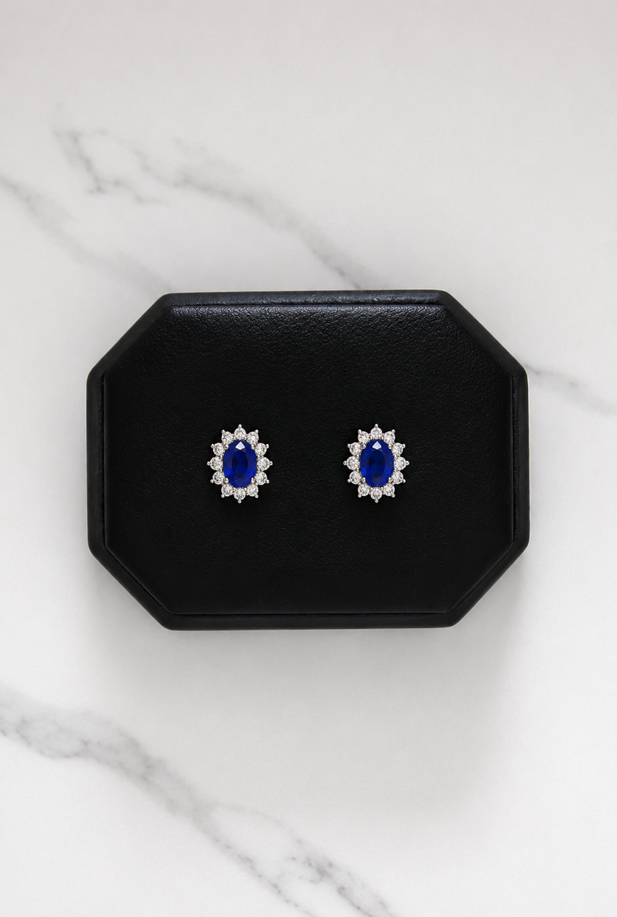 Lady Di Sapphire Studs