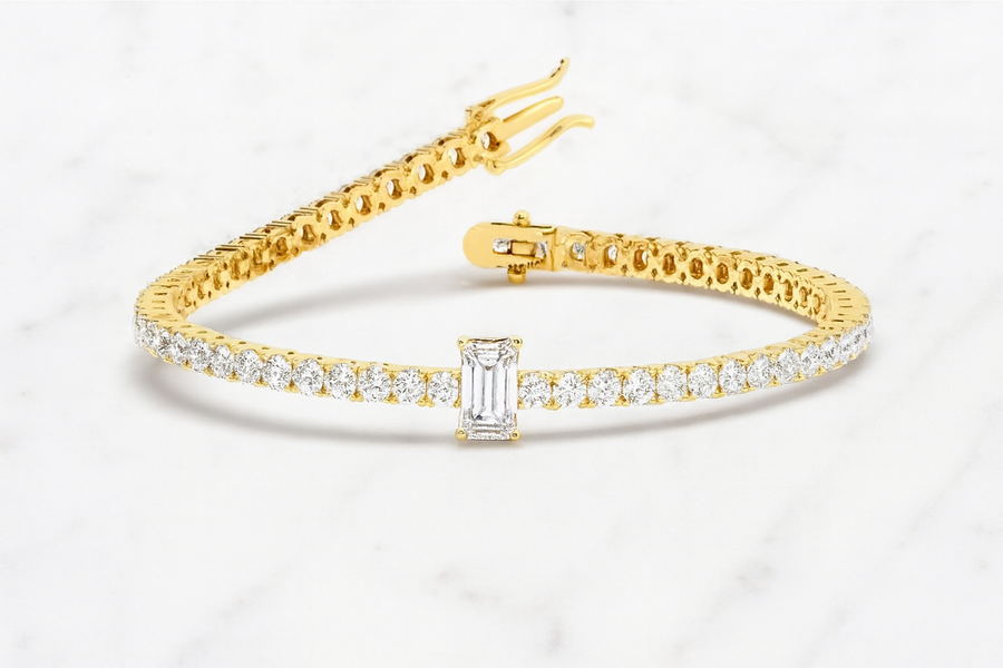 Aveline — Emerald Tennis Bracelet