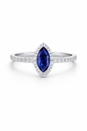 Marquise Sapphire ring