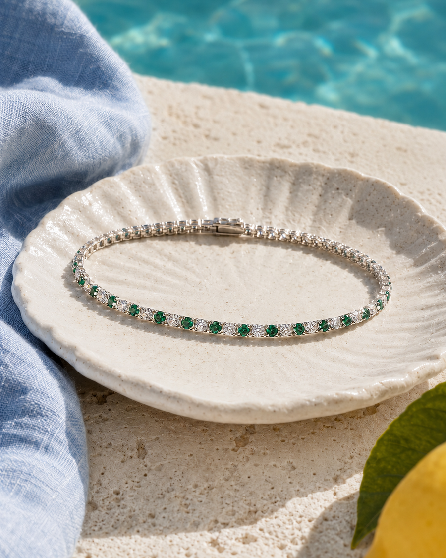 Emerald Tennis Bracelet