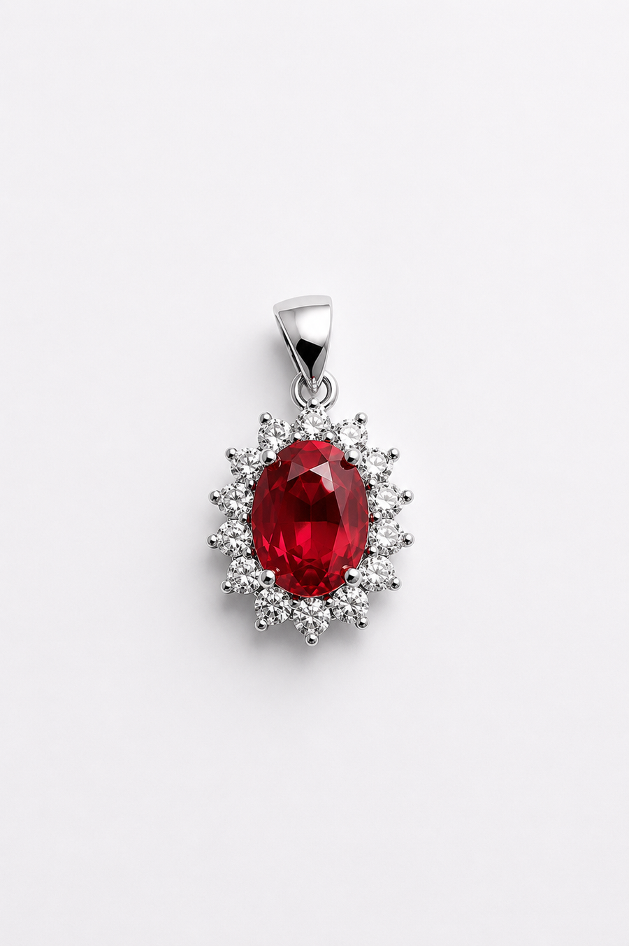 Lady Di Ruby Pendant