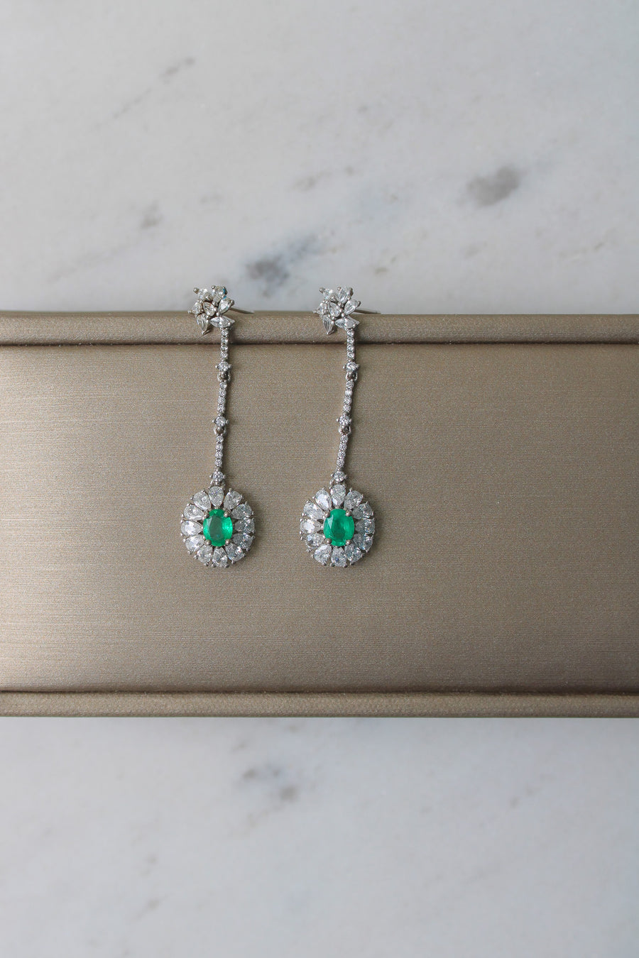 "Sophia" Zambian Emerald Earrings