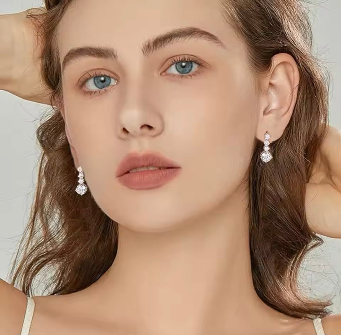 2.6 cttw Dreamy Diamonds Short Drop Earrrings