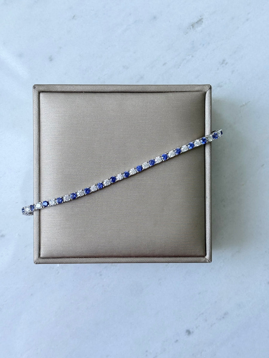 Sapphire Tennis Bracelet