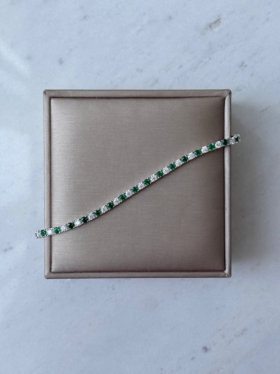 Emerald Tennis Bracelet