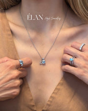 Isla Aquamarine Pendant — Maison ÉLAN fine jewelry, view 2