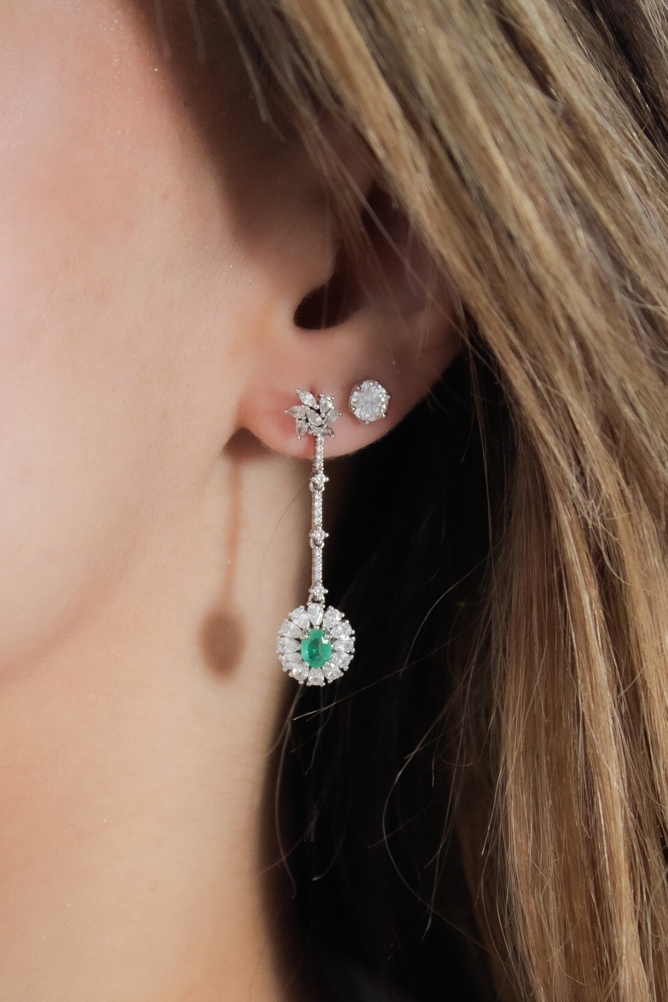 "Sophia" Zambian Emerald Earrings