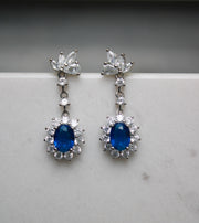 ''Camila" Sapphire Pendant Earrings