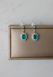 "Maria" Emerald Earrings