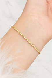 Élise —Natural Diamonds Tennis Bracelet