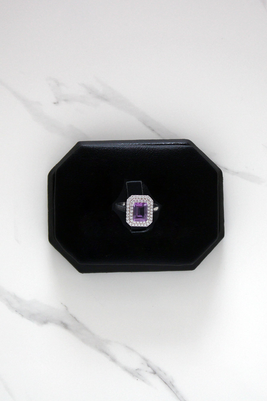Amethyst Brilliance Ring