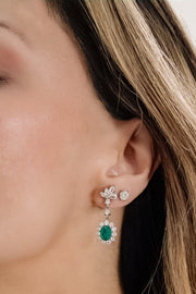 "Maria" Emerald Earrings