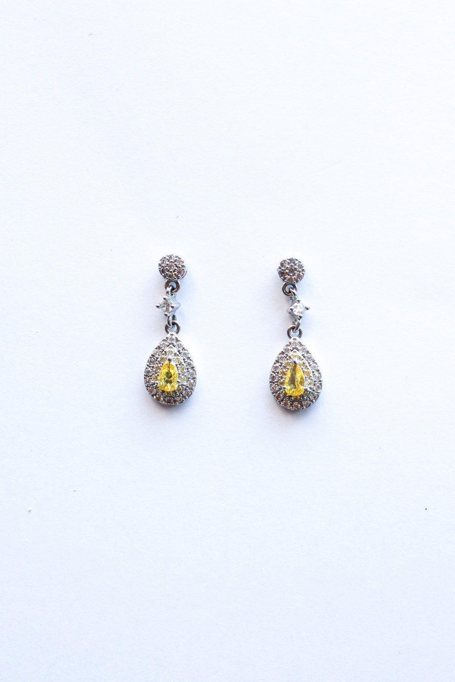 Petite Citrine Drop Earrings