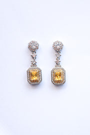 "Eda" Fancy yellow Earrings
