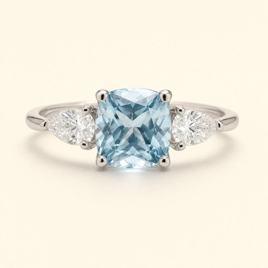 Cushion Aquamarine Ring — Maison ÉLAN