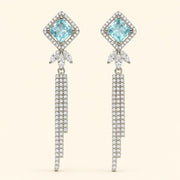 Elise Aquamarine Earrings — Maison ÉLAN