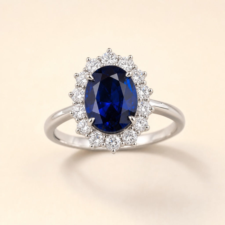 Engagement 18k Gold Lady D Ring — Maison ÉLAN