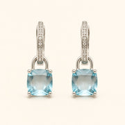Odetta Aquamarine Earrings — Maison ÉLAN