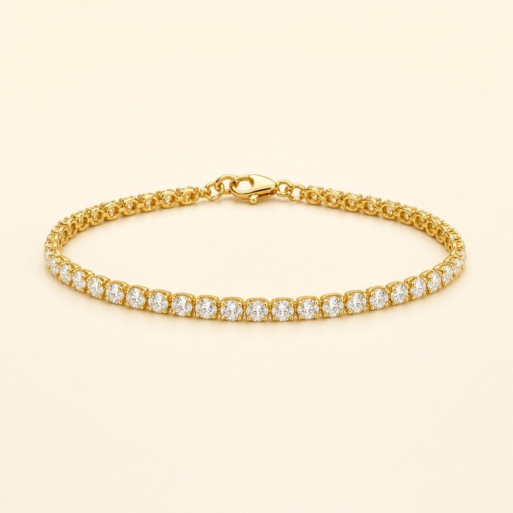 Élise —Natural Diamonds Tennis Bracelet — Maison ÉLAN
