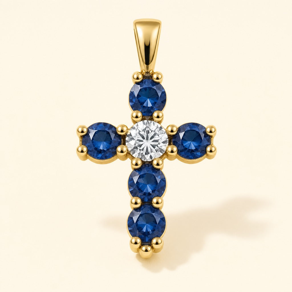 The Faith Cross | Zafiro — Maison ÉLAN
