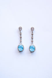 Marie Aquamarine Earrings — Maison ÉLAN fine jewelry, view 2
