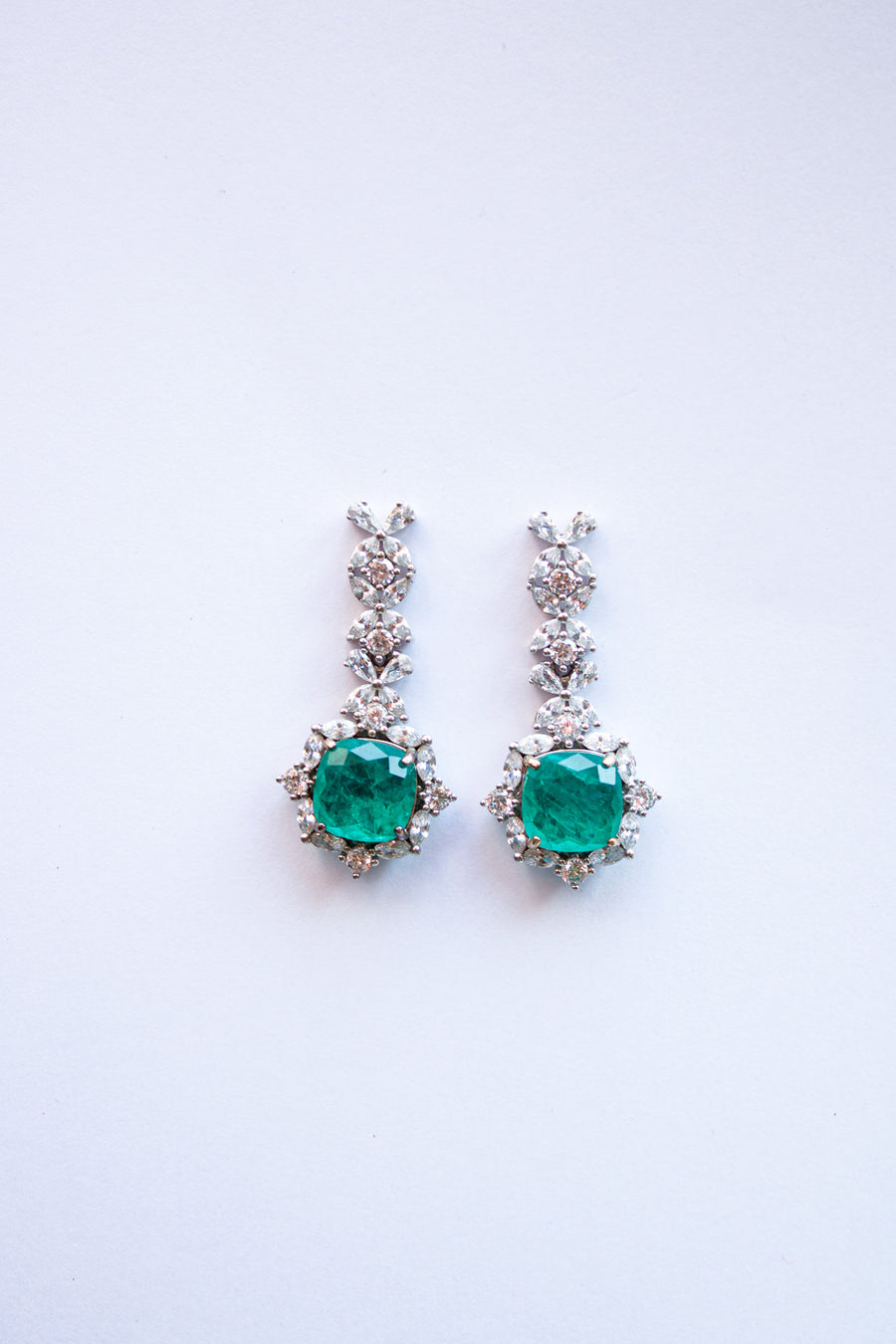 "Emma" Zambian Emerald Earrings