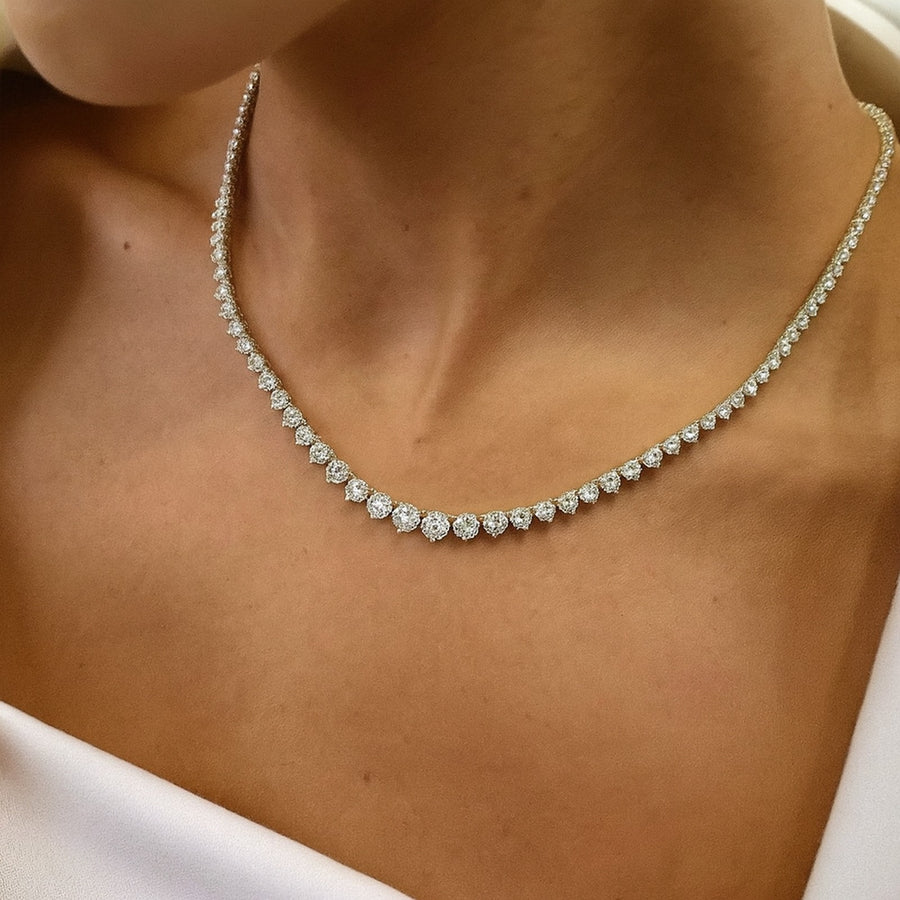 Marcelline — Rivière Necklace 17 CTW — Maison ÉLAN fine jewelry