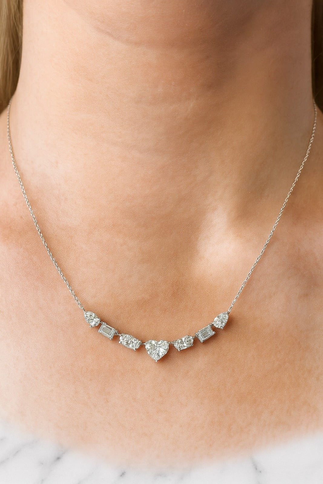 Thaïs — Multi-Shape Necklace — Maison ÉLAN fine jewelry