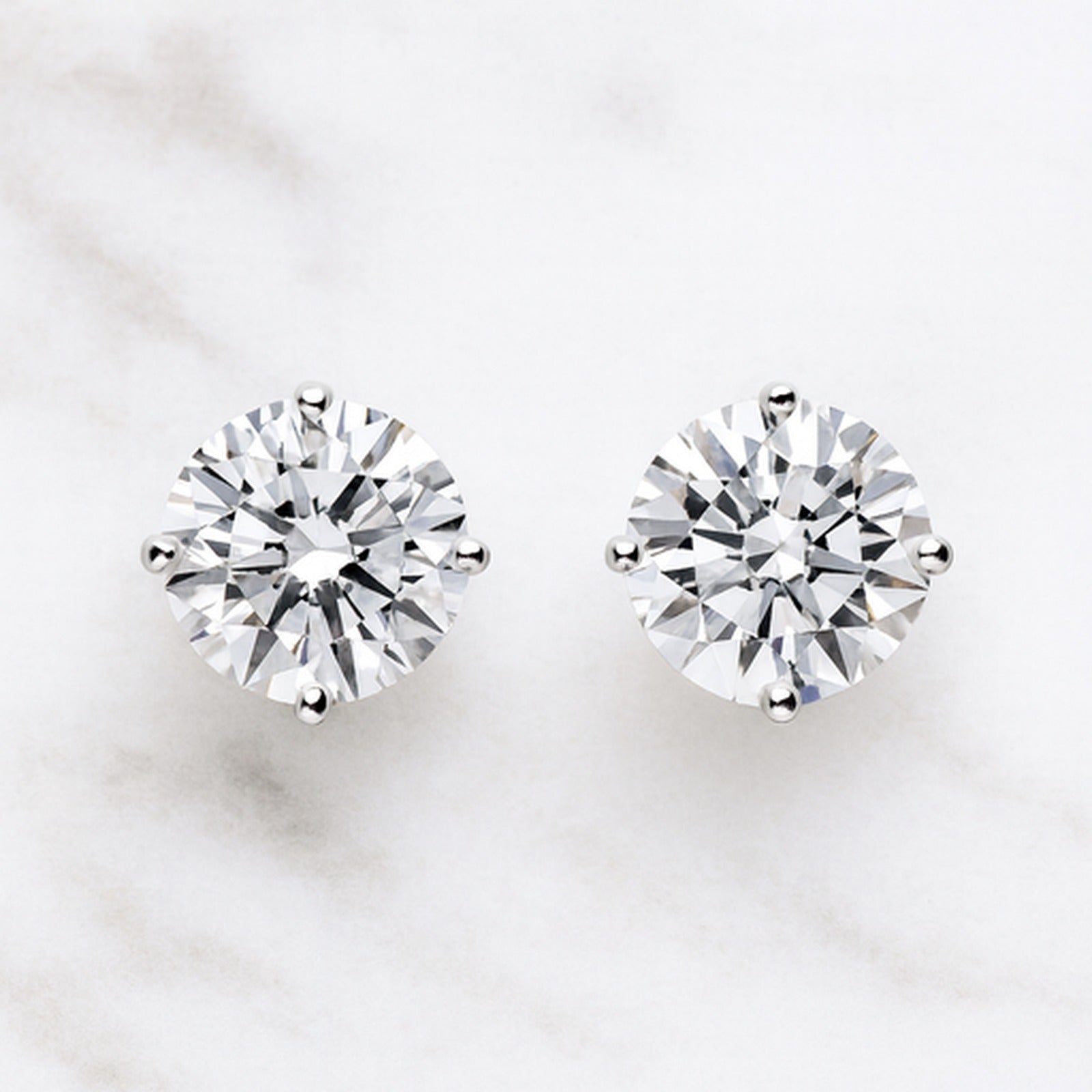 Maëlle — Round Brilliant Studs 2 CTTW — Maison ÉLAN fine jewelry