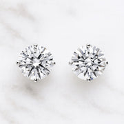 Maëlle — Round Brilliant Studs 2 CTTW — Maison ÉLAN fine jewelry