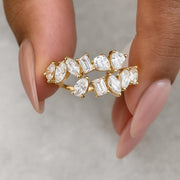Victoire — Mixed-Cut Wrap Ring — Maison ÉLAN fine jewelry, view 2