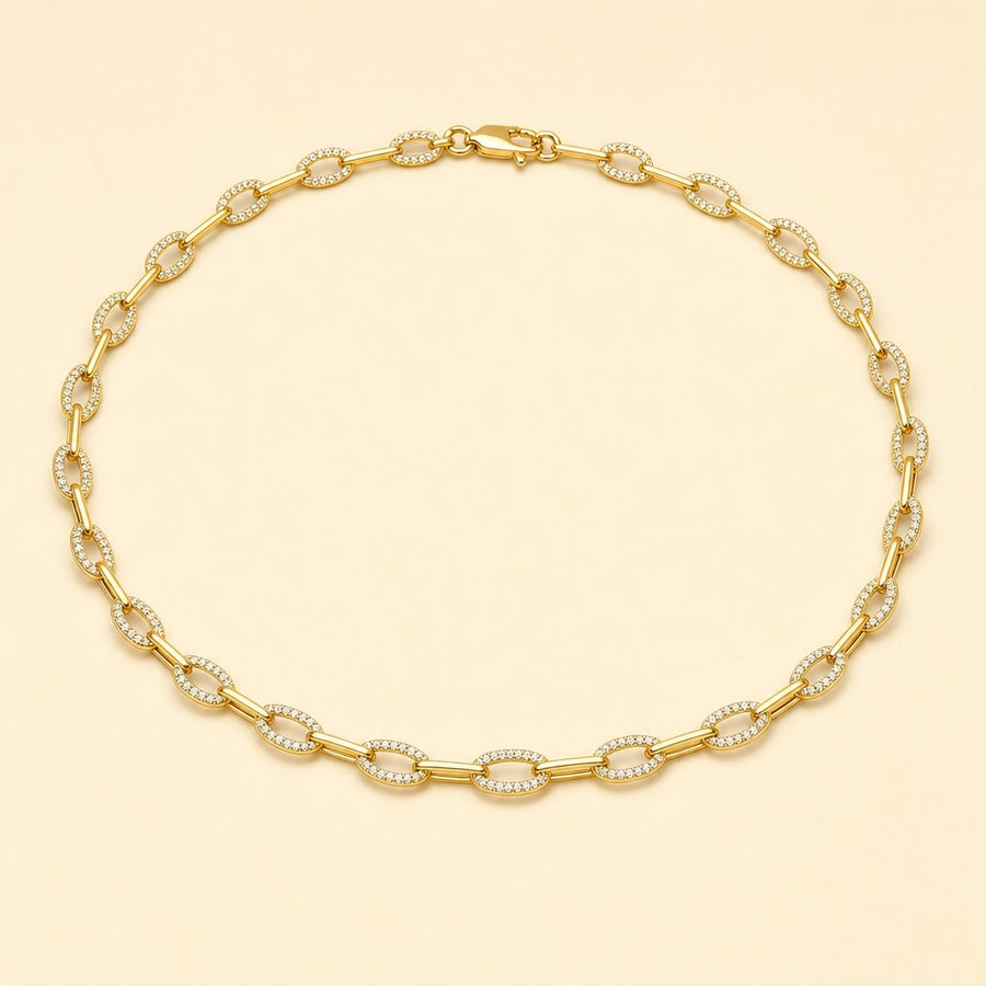 Amélia — Diamond Chain Necklace — Maison ÉLAN