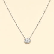 Auriane — Oval Cut Necklace — Maison ÉLAN
