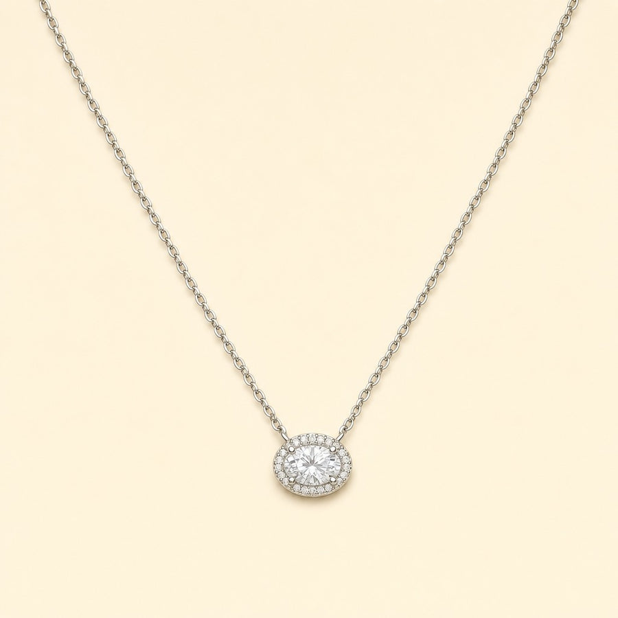 Auriane — Oval Cut Necklace — Maison ÉLAN