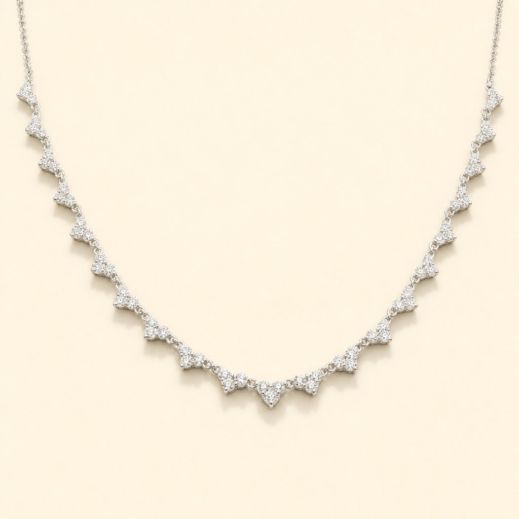Céleste — Half Rivière Diamond Necklace — Maison ÉLAN