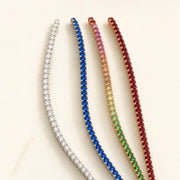Celine — Gemstone Tennis Bracelet — Maison ÉLAN