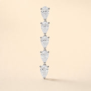 Diane — Pear Diamond Drop Earrings — Maison ÉLAN