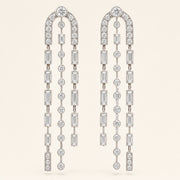 Élise — Diamond Tassel Earrings — Maison ÉLAN