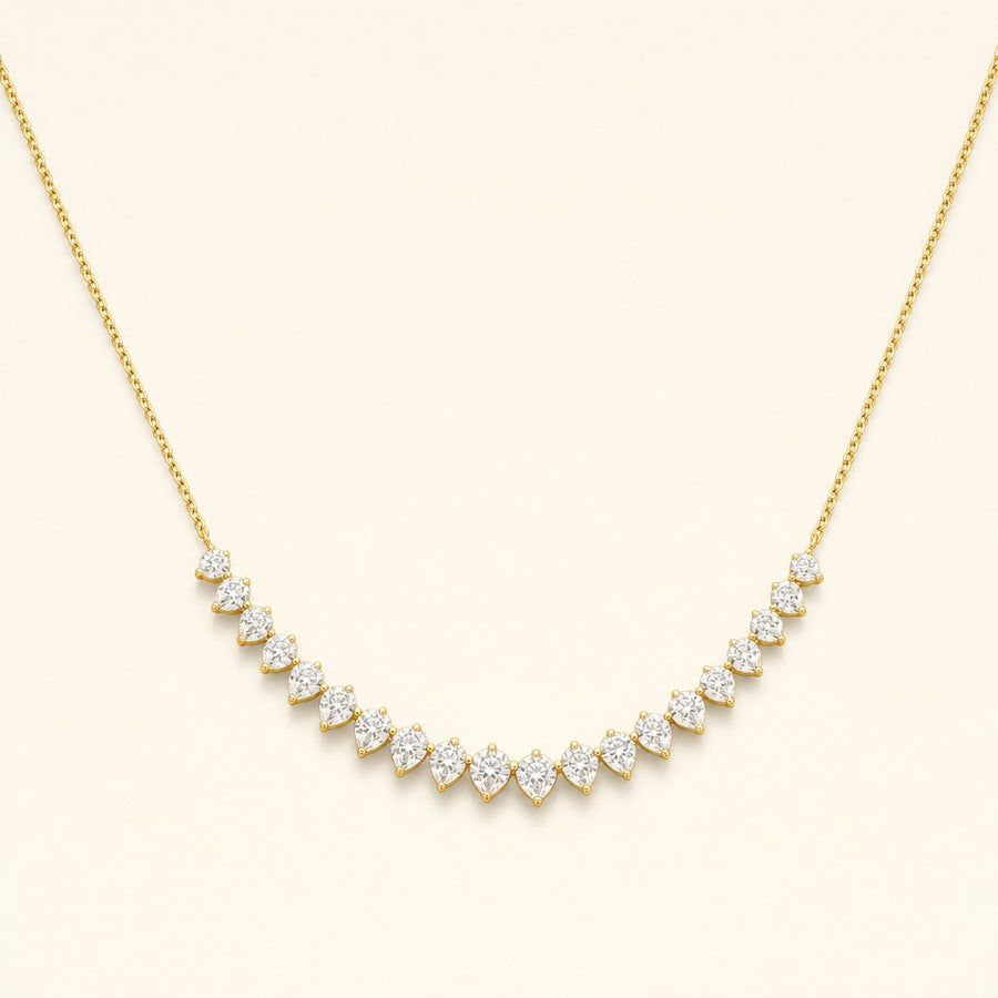 Léna — 0.9 CTW Round Diamond Necklace — Maison ÉLAN