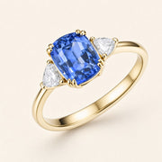 Maelis — Cushion Sapphire Ring — Maison ÉLAN